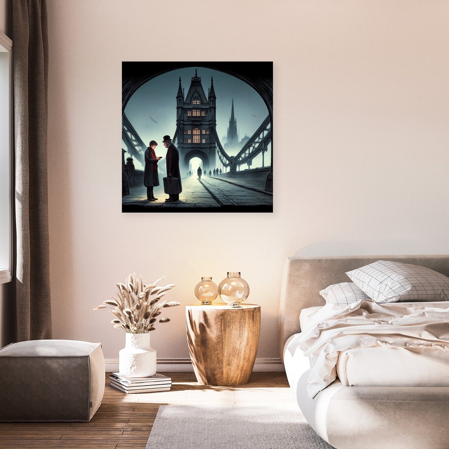 Whispered Secrets on London Bridge Canvas