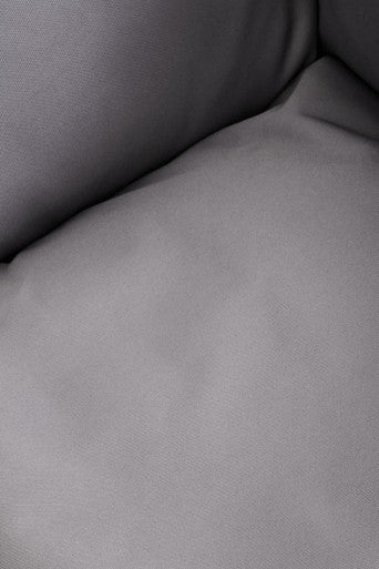 Goa Clear Swing Chair With Grey Cushions