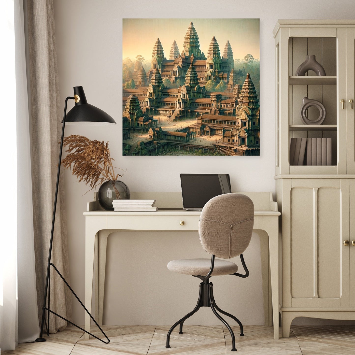 Angkor Wat Tranquility Canvas