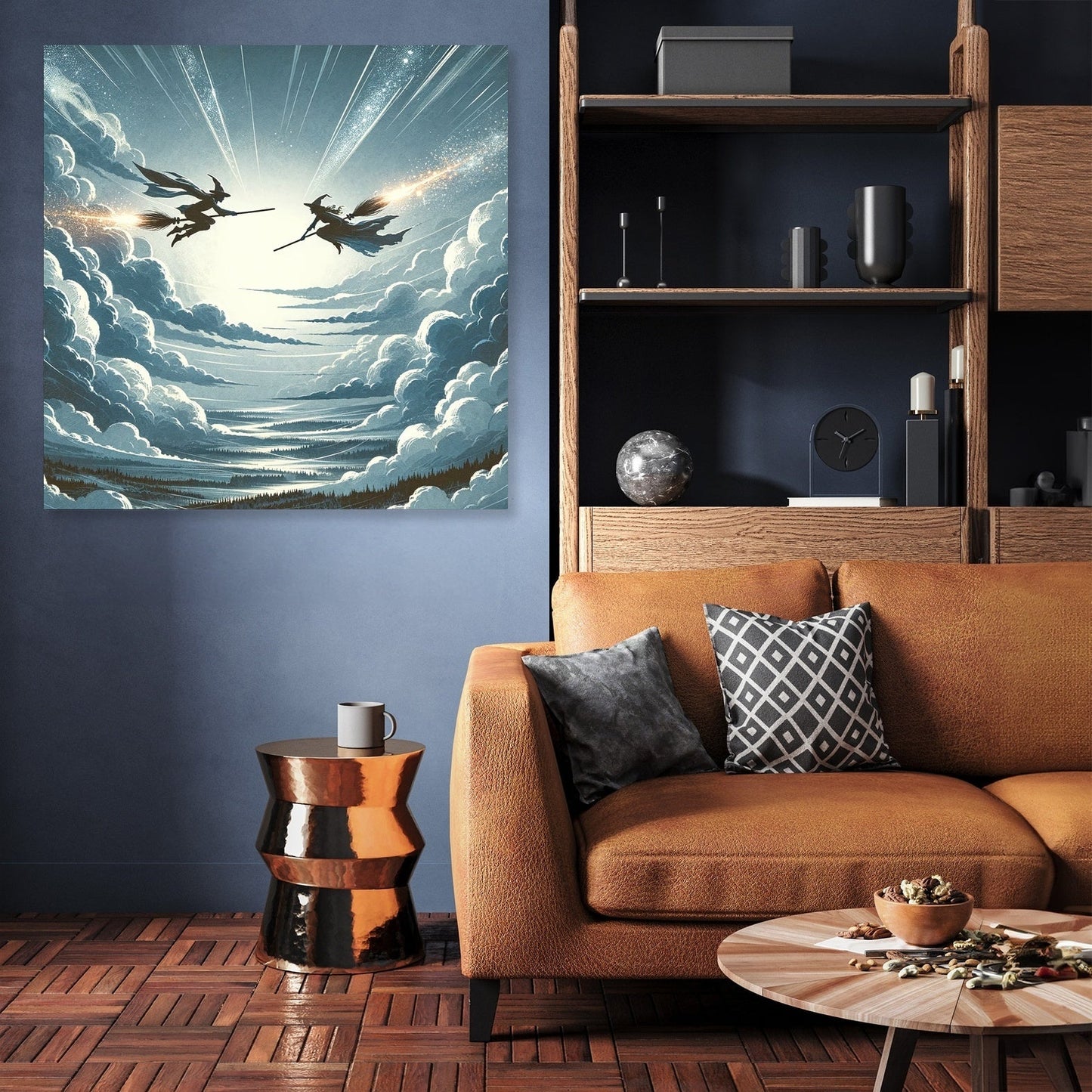 Aerial Duel Canvas