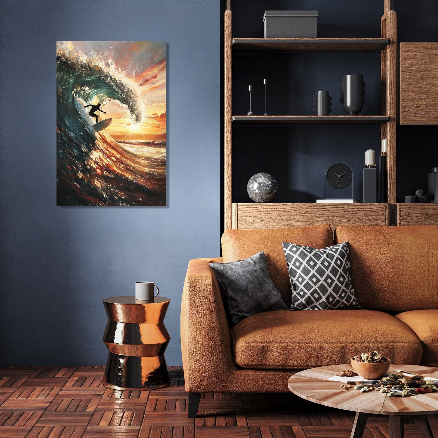 Surfer’s Sunset Canvas