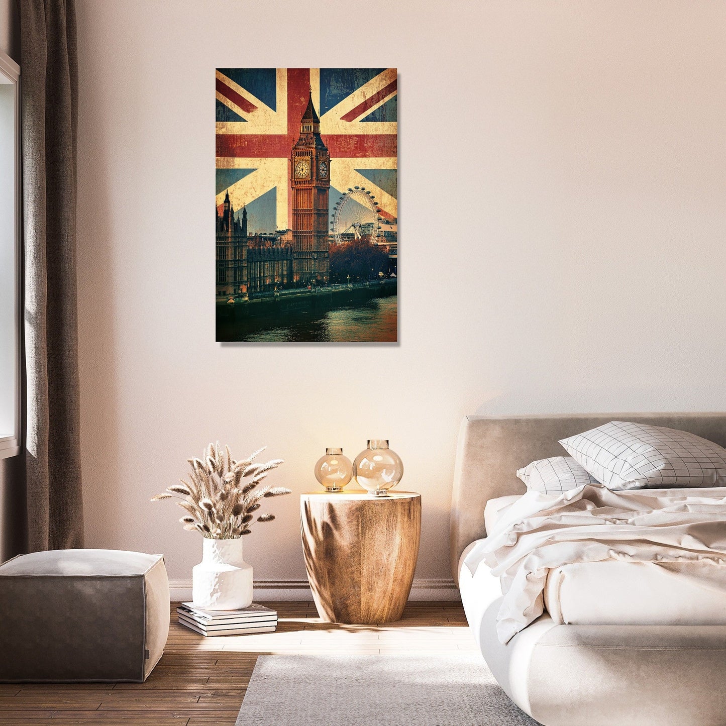Union Jack Skyline Canvas