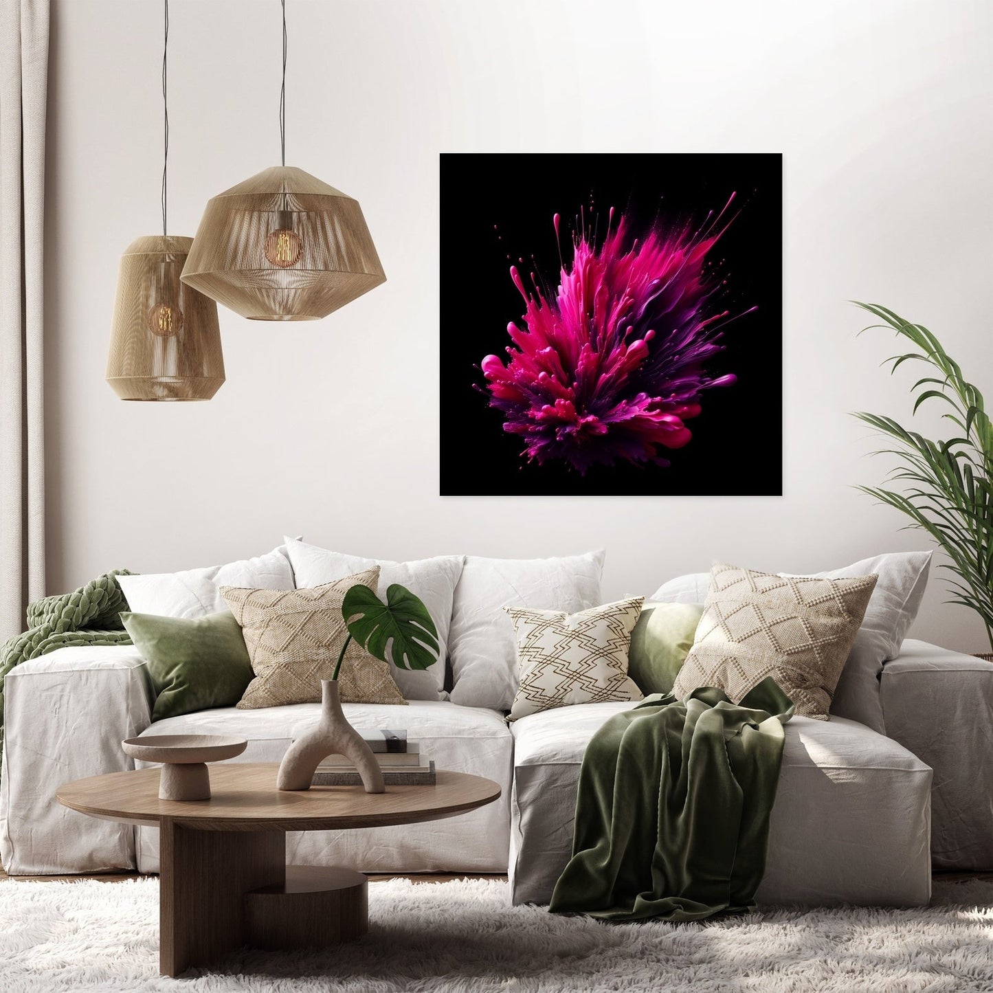 Magenta Energy Canvas