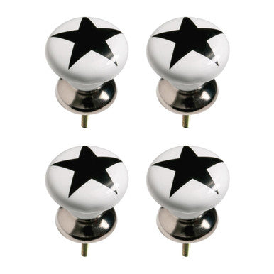 Set Of 4 Star Drawer Knobs