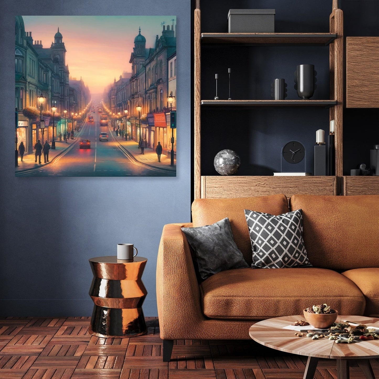 Dusk on Cold Bath Road Canvas