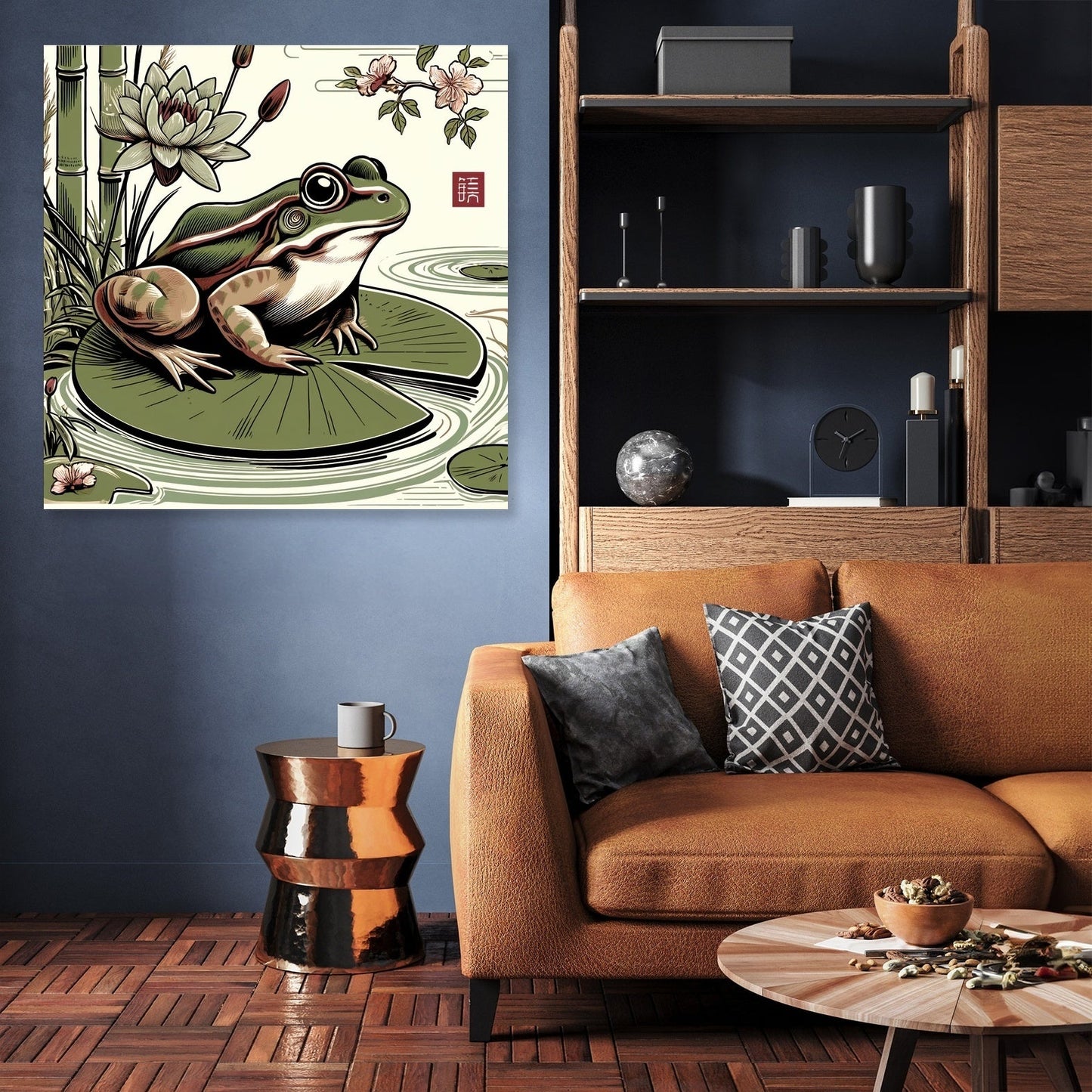 Tranquil Frog Canvas