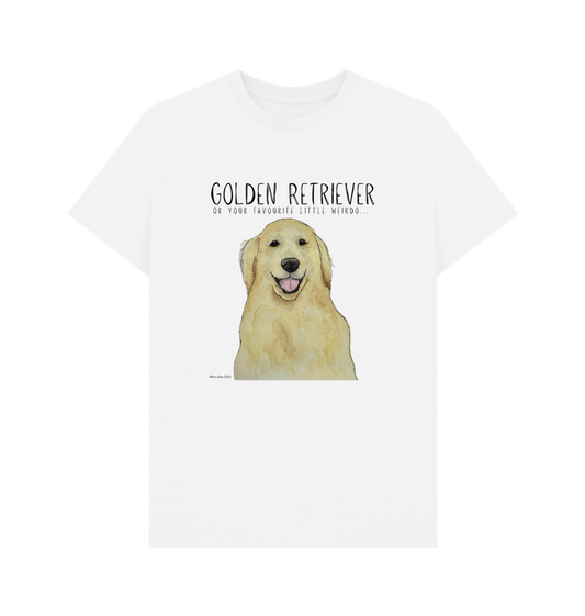 Golden Retriever Vibes: Men's Sustainable T-Shirt