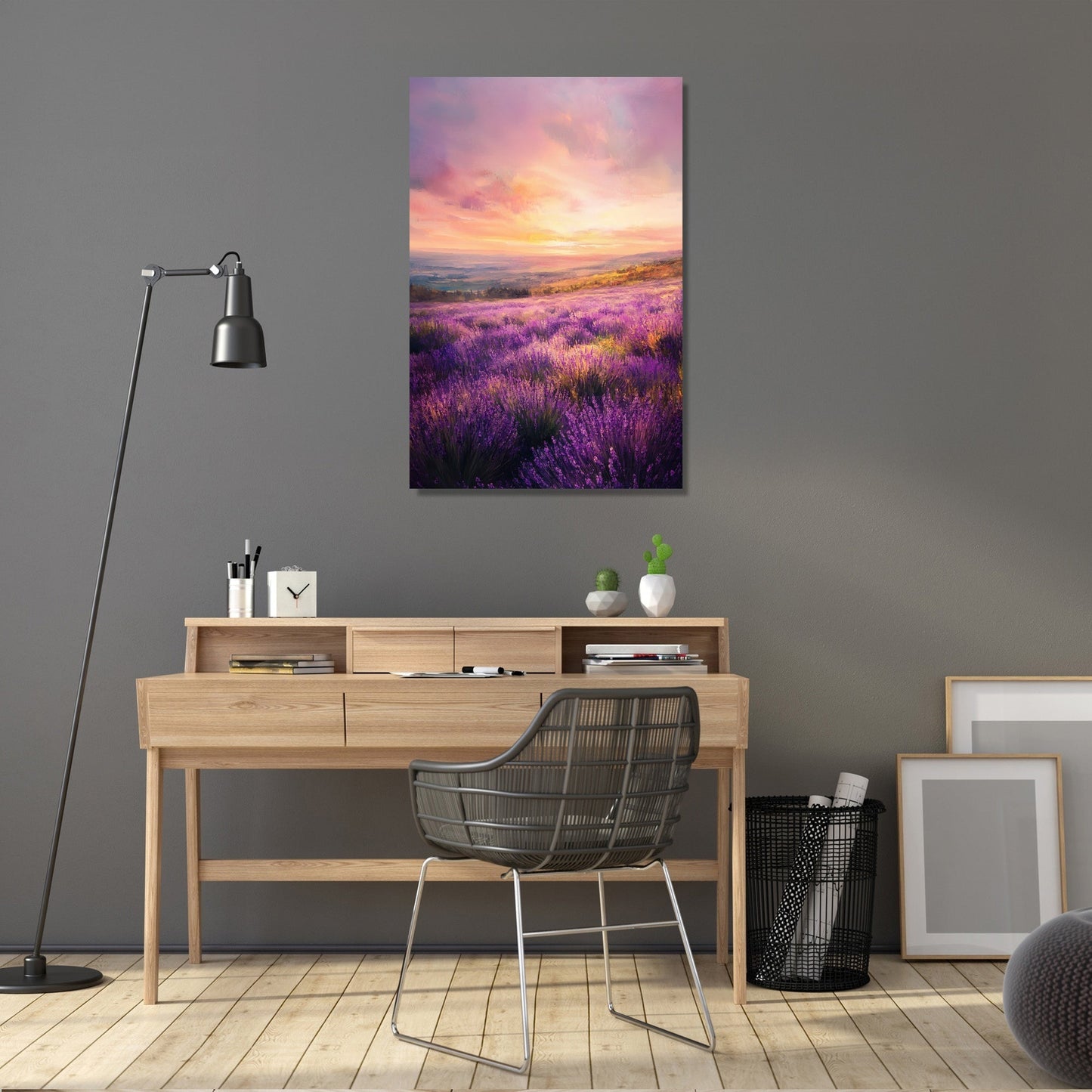Lavender Sunrise Serenity Canvas