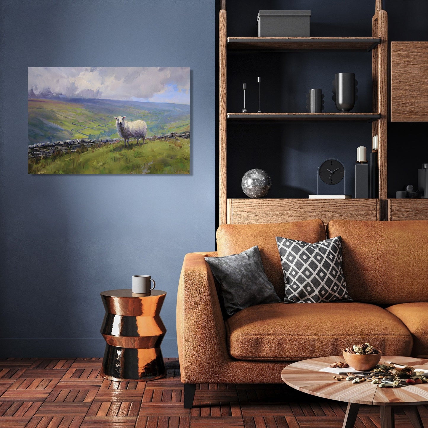 Sheep on Yorkshire Canvas