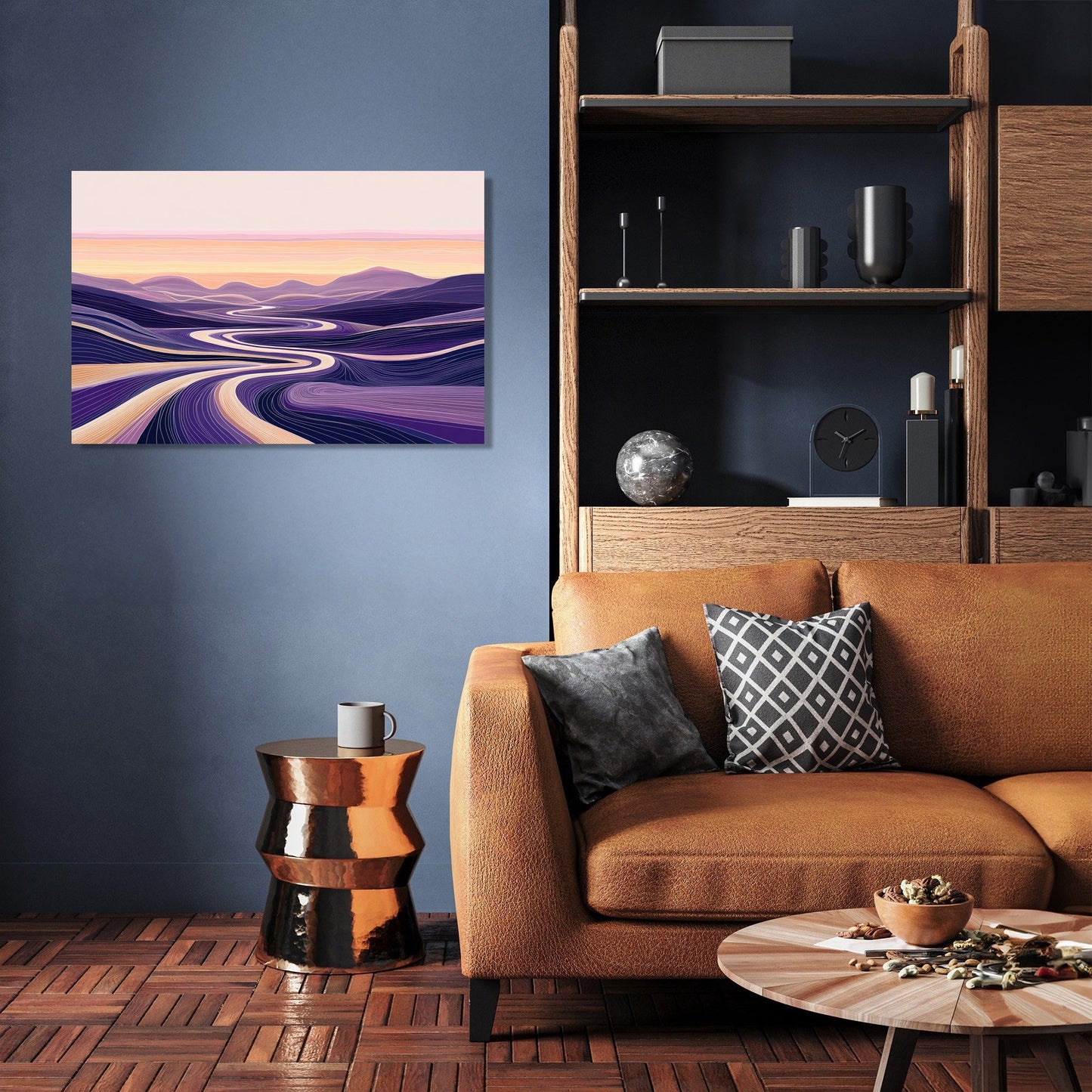 Dusk River Dream Canvas
