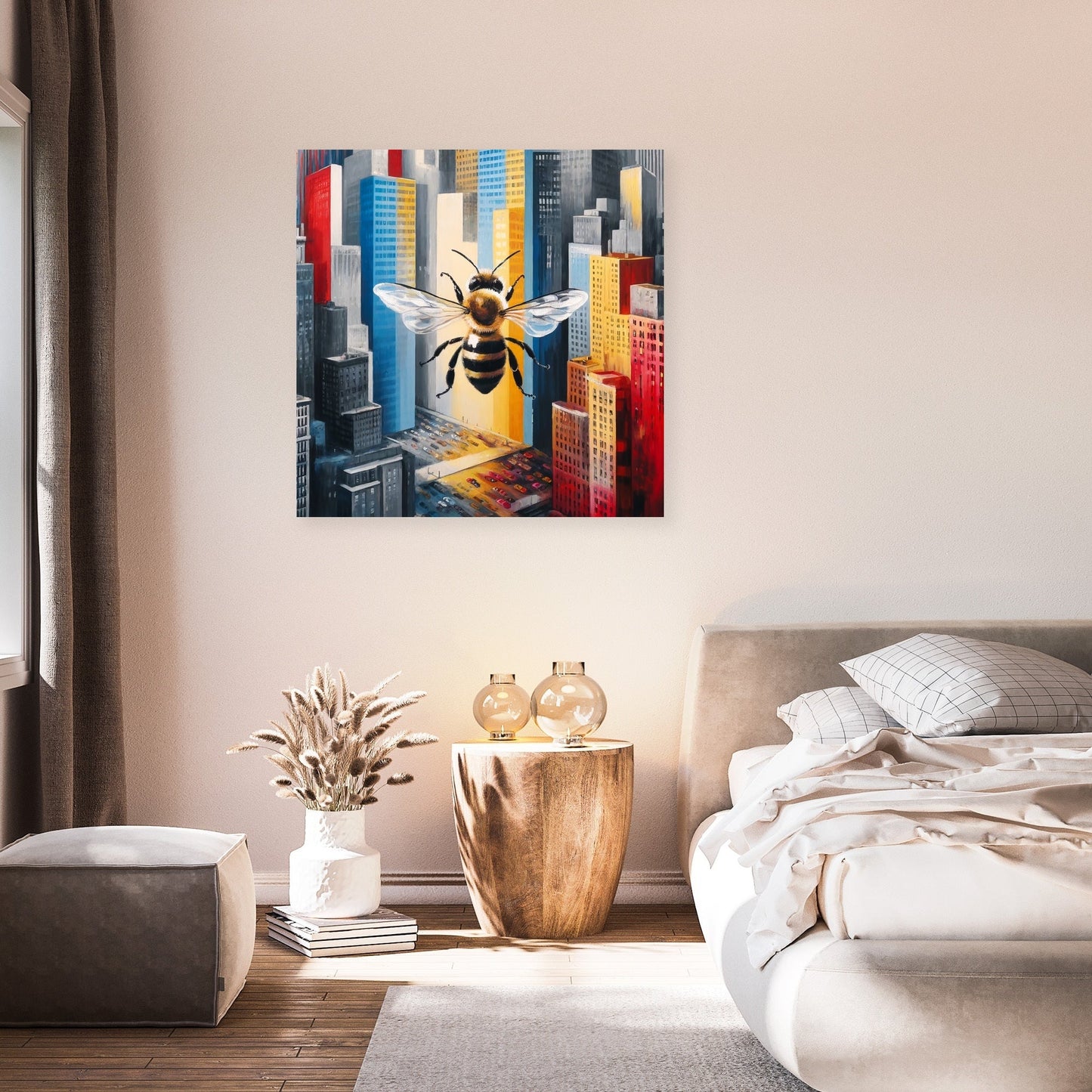 Bee in the City Canvas