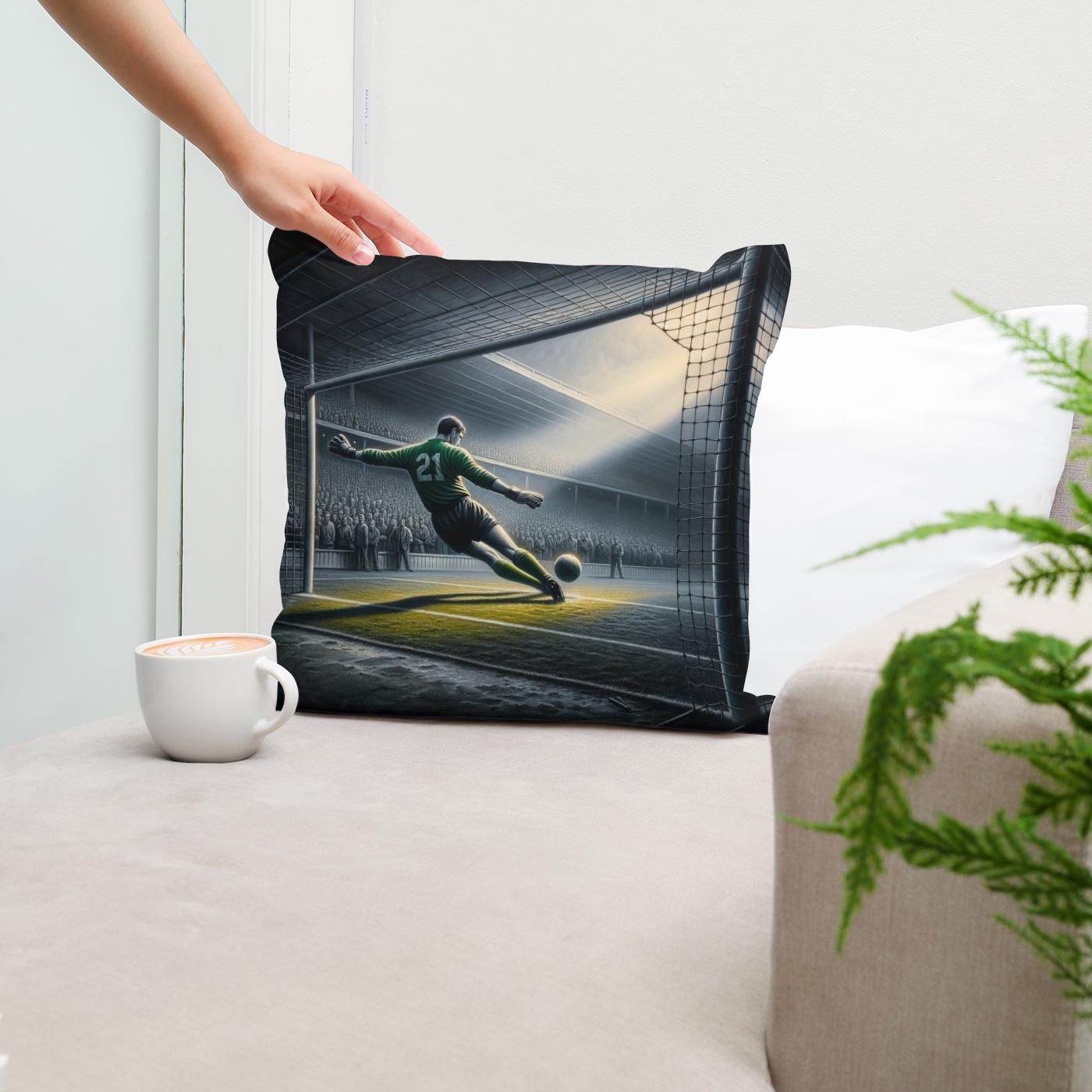 Goalkeeper's Moment Cotton Cushion
