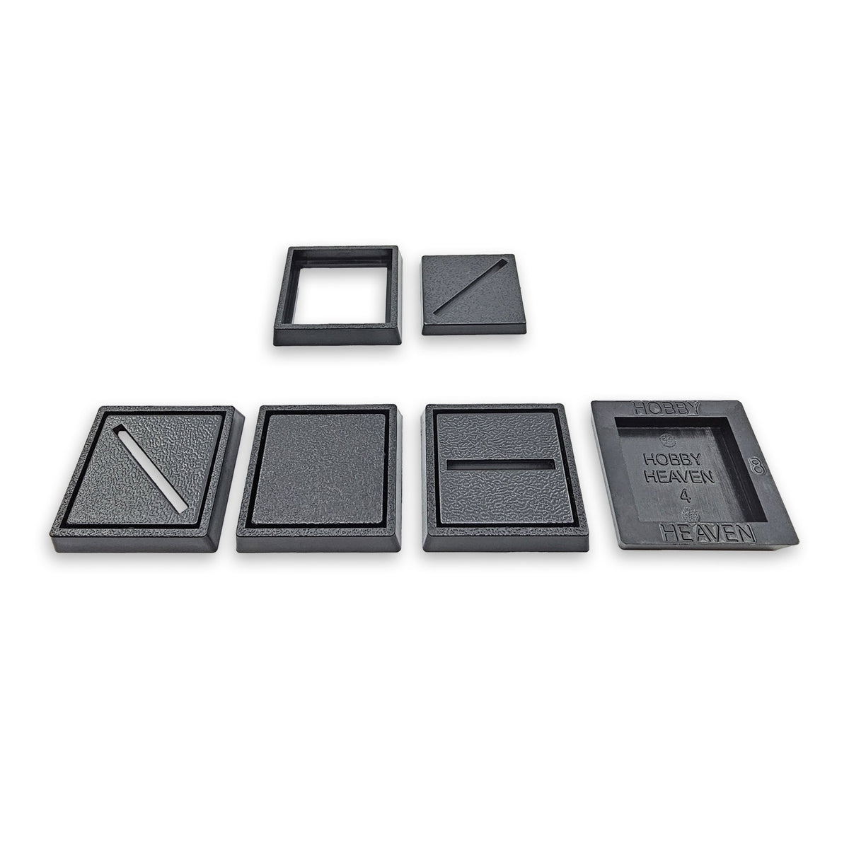25mm to 30mm Square Base Converters ABS Plastic