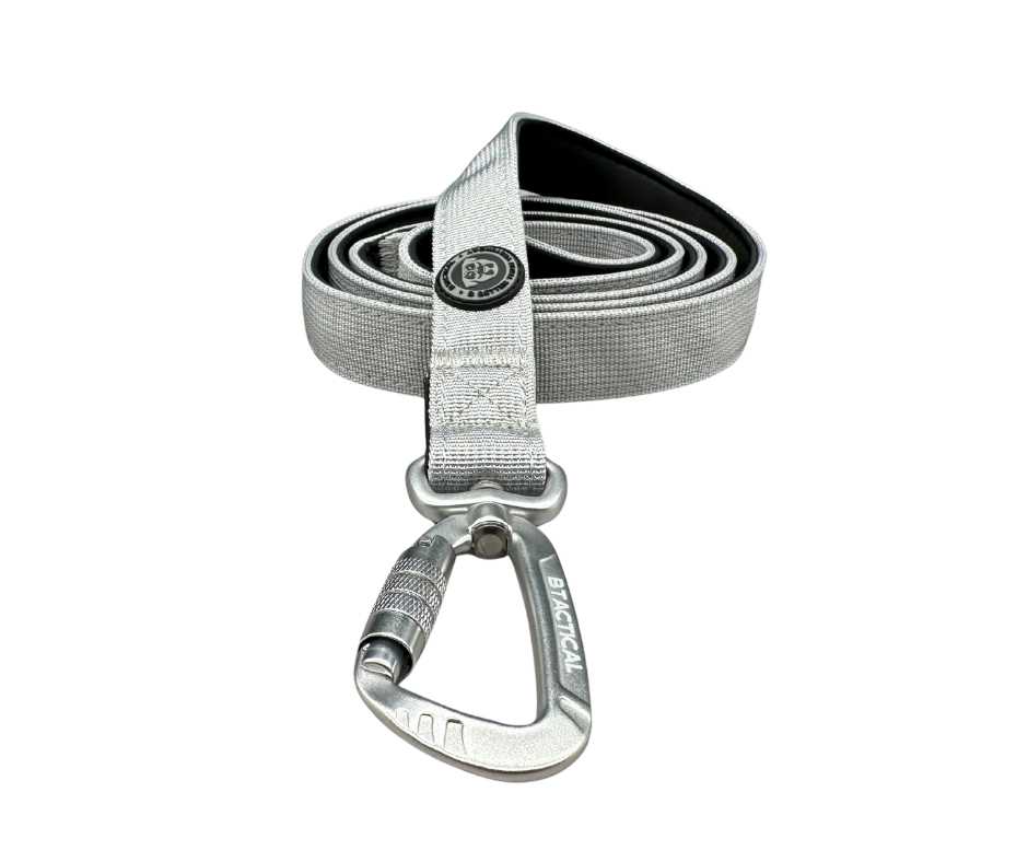 Nylon BTactical™ Carabiner Clip Lead | Misty Grey
