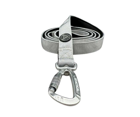 Nylon BTactical™ Carabiner Clip Lead | Misty Grey