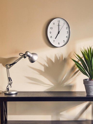 Studio Silver Grey Desk Lamp | Payton
