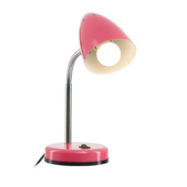 Flexi Pink Gloss Desk Lamp