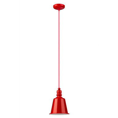 Red Pagoda Pendant Light