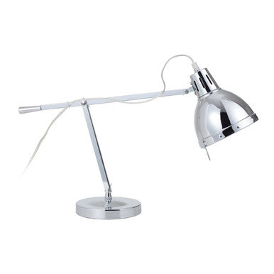 Adura Adjustable Desk Table Lamp In Pink And Chrome
