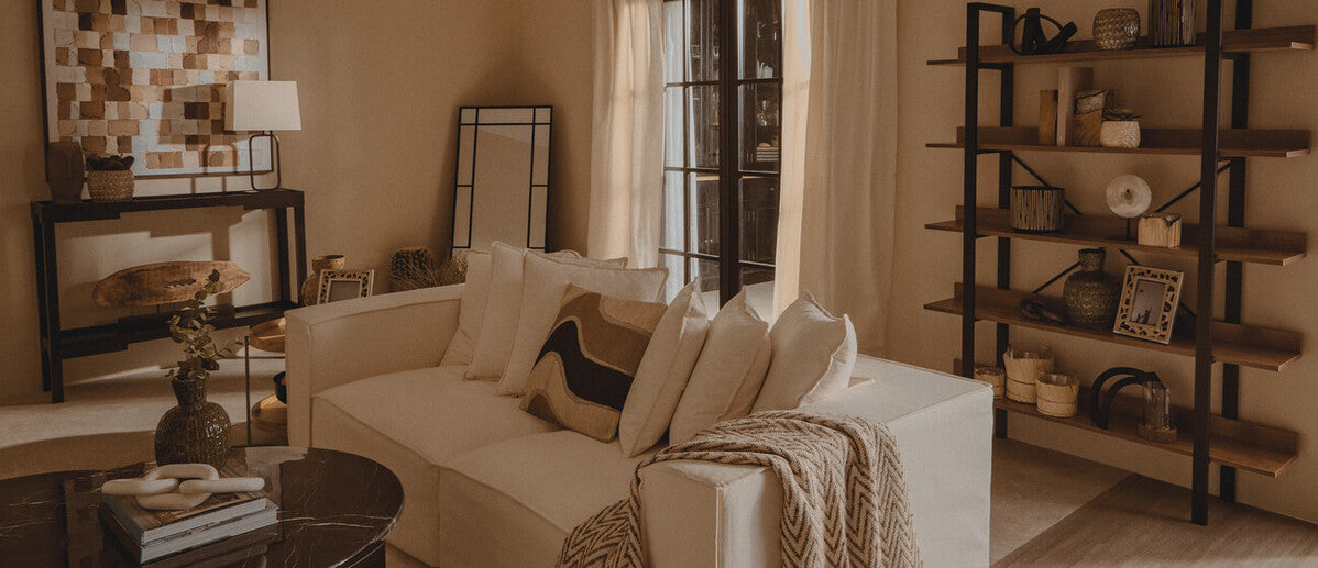 Lucas Natural and Black Table Lamp