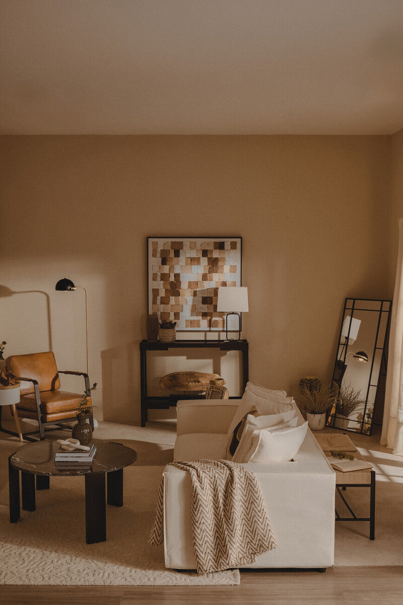 Lucas Natural and Black Table Lamp