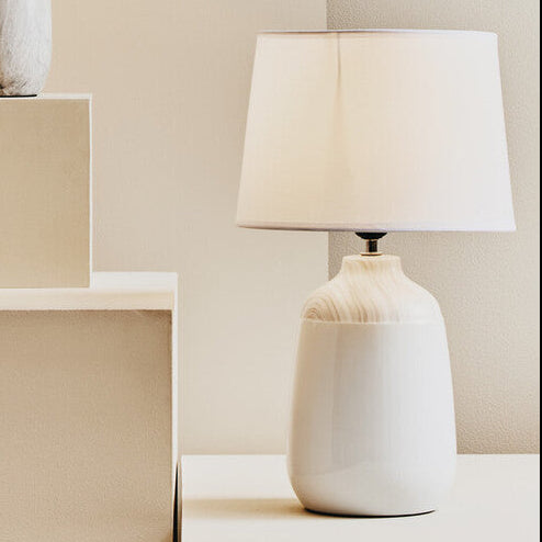 Wenita White Ceramic Table Lamp