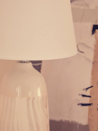 Welma White Ceramic Table Lamp