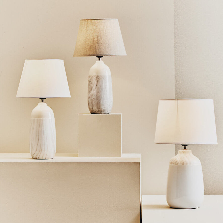 Welma Beige Ceramic Table Lamp