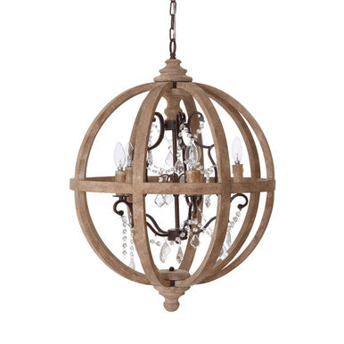 Pia 5 Arm Chandelier