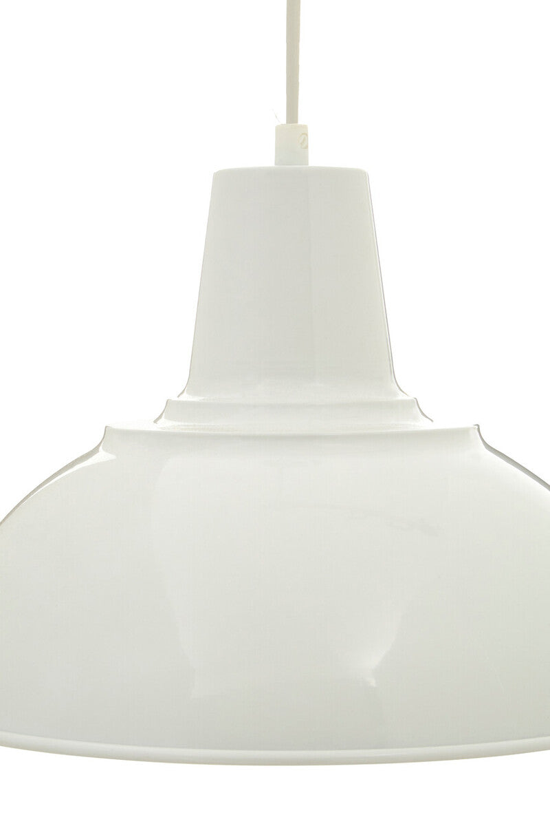 Bryen White Metal Pendant Light