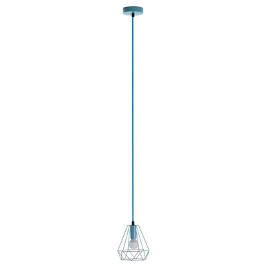 Blue Metal Wire Pendant Light | Beli