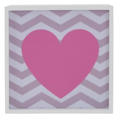 Pink Heart | LED Light Box