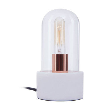 Lamonte Bell Lamp with White Marble Base