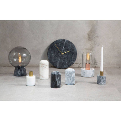 Lamonte Bell Lamp with Grey Marble Base