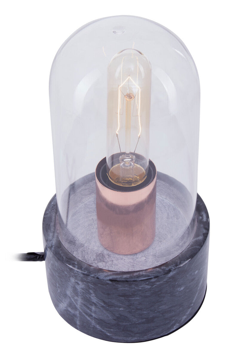 Lamonte Bell Lamp with Black Marble Base