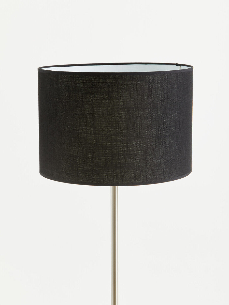 Forma Black Waffle Effect Shade Floor Lamp