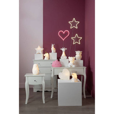 Ola Kids Unicorn with Gold Horn Ceramic Night Light