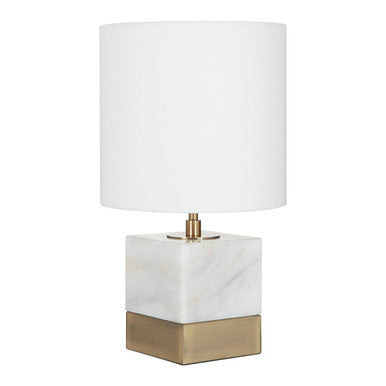 Sorado White Marble Accent Lamp