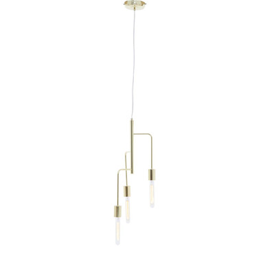 Lagona 3 Bulb Gold Finish Pendant Light