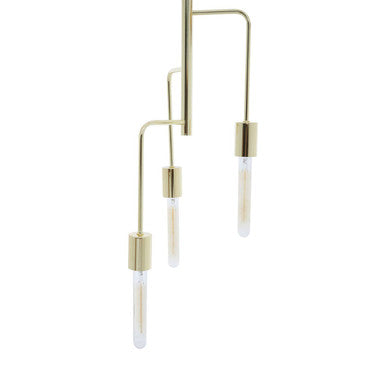 3 Bulb Gold Finish Pendant Light | Lagona