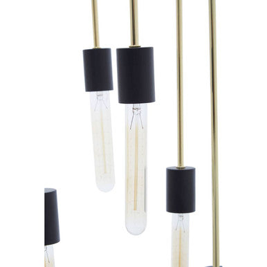 6 Bulb Gold Finish Pendant Light | Lagona