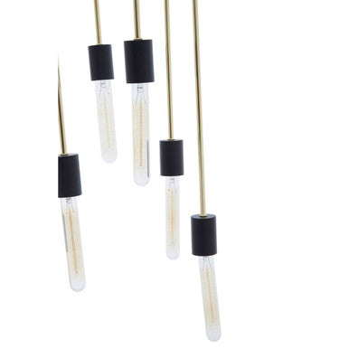 6 Bulb Gold Finish Pendant Light | Lagona