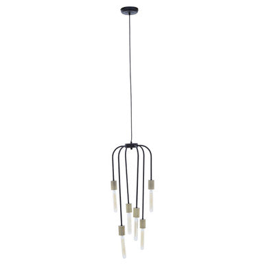 6 Bulb Black Pendant Light | Lagona