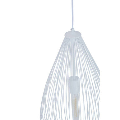 Teardrop White Pendant Light | Lavis