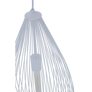 Teardrop White Pendant Light | Lavis