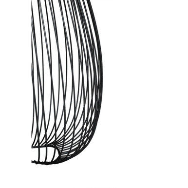 Lavis Teardrop Black Finish Pendant Light