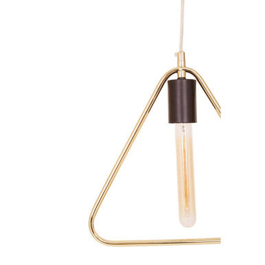 Gold Triangle Pendant Light | Lavis