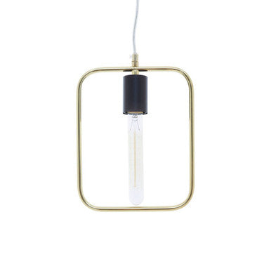 Black and Gold Finish Pendant Light | Lavis