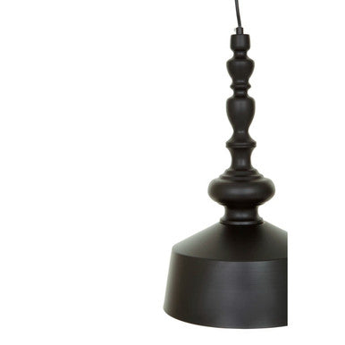 Black Matte Iron Pendant Light | Leni