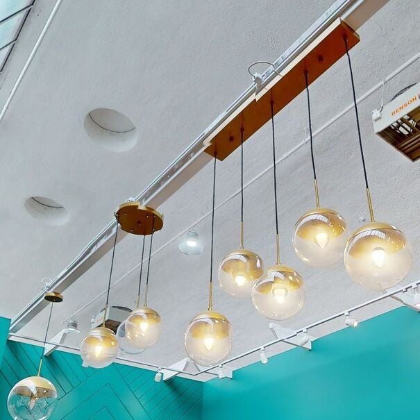 Gold Finish 3 Bulb Pendant Light | Revive
